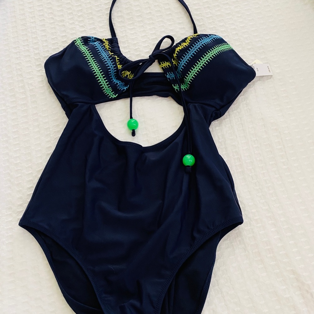 Arie one piece navy suit NEW